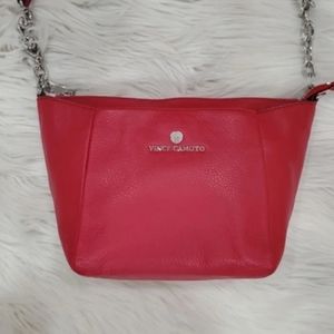 NWOT Vince Camuto Kelby Red Leather Crossbody RETAIL $198